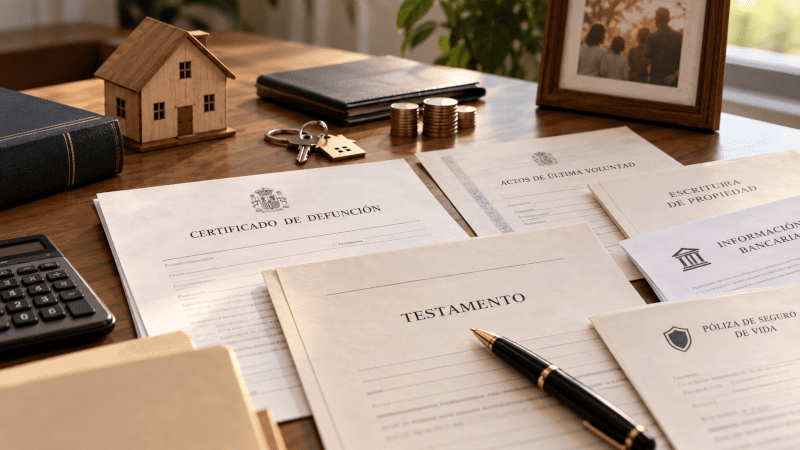 documentos necesitas cuando fallece un familiar para tramitar la herencia